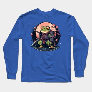 samurai frog Long Sleeve T-Shirt